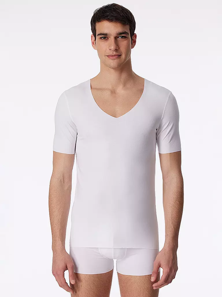 SCHIESSER | Camiseta | Blanco