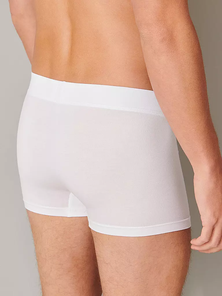 SCHIESSER | Pantalones "Long Life Soft" blanco | Blanco