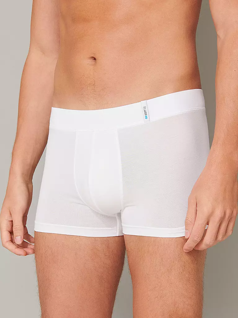 SCHIESSER | Pantalones "Long Life Soft" blanco | Blanco