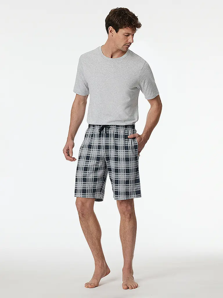 SCHIESSER | Pantalones cortos de pijama | Azul