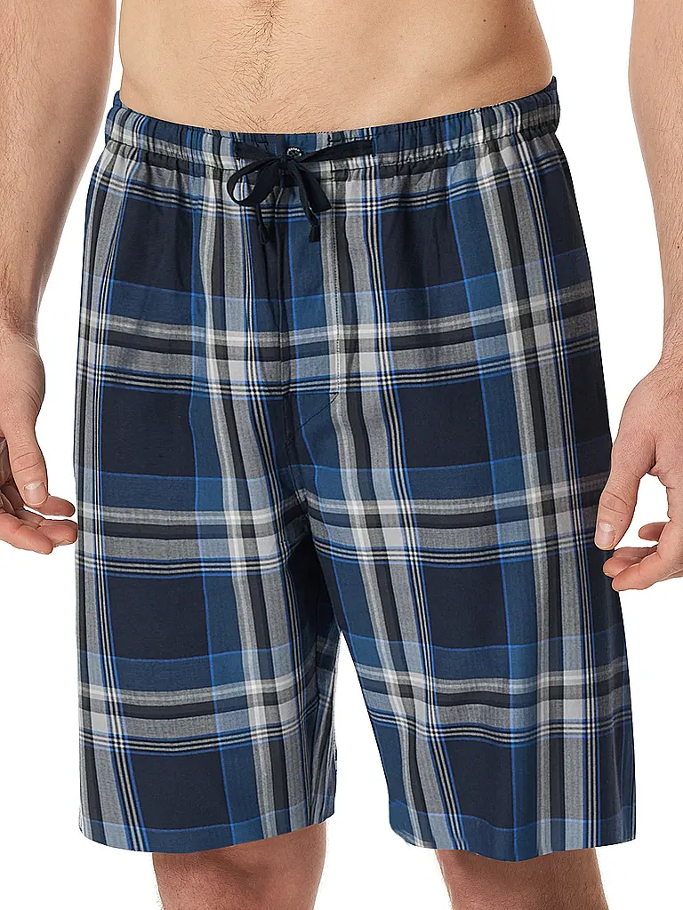 SCHIESSER | Pantalones cortos de pijama | Azul