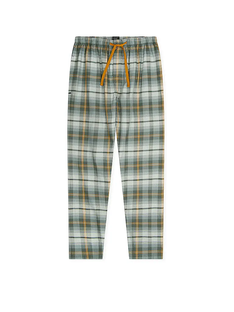 SCHIESSER | Pantalones de pijama | Verde oscuro