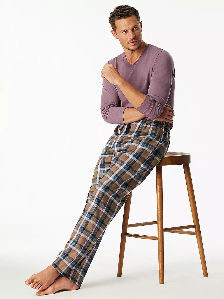 SCHIESSER | Pantalones de pijama | Azul oscuro
