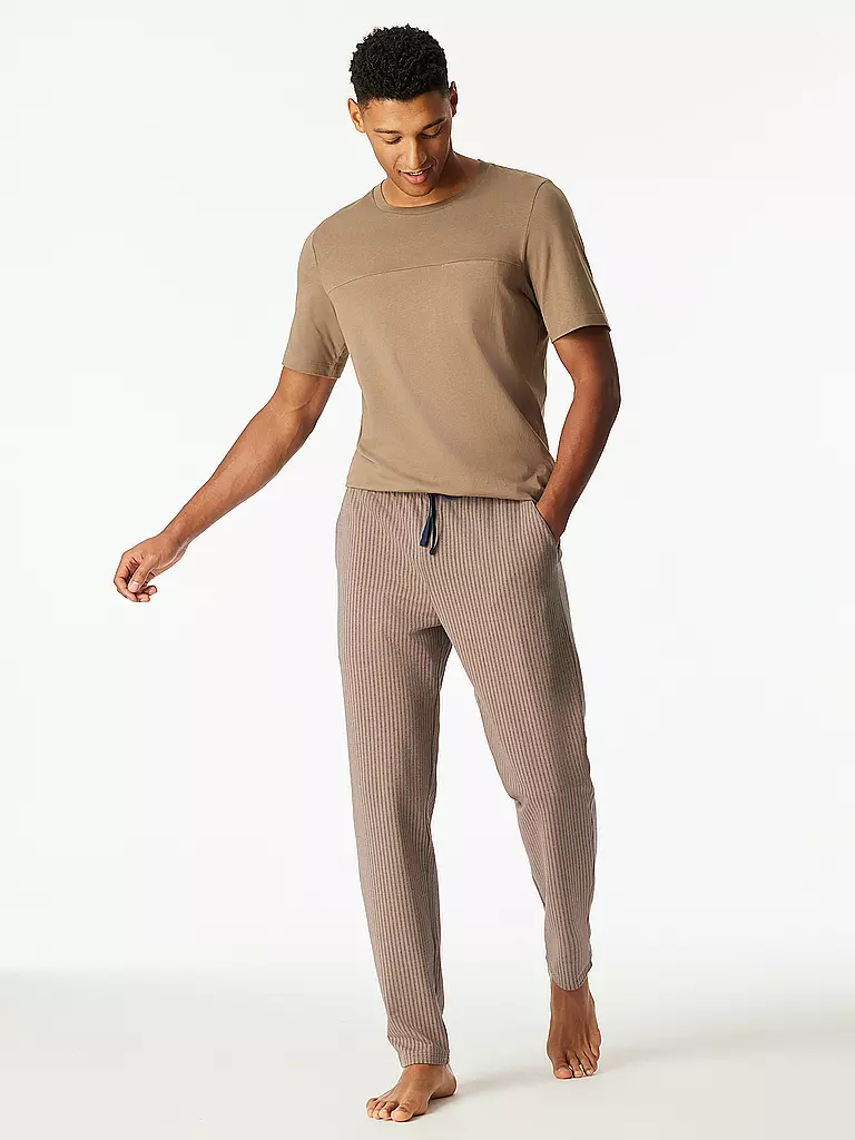 SCHIESSER | Pantalones de pijama | Camel