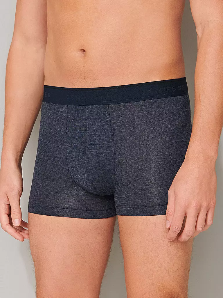 SCHIESSER | Pants "Personal Fit" (Blau Mele) | Azul