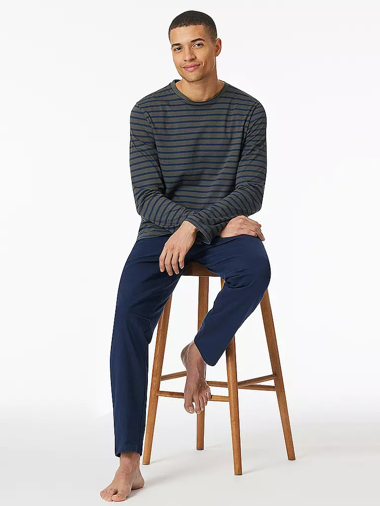 SCHIESSER | Pijama antracita | 