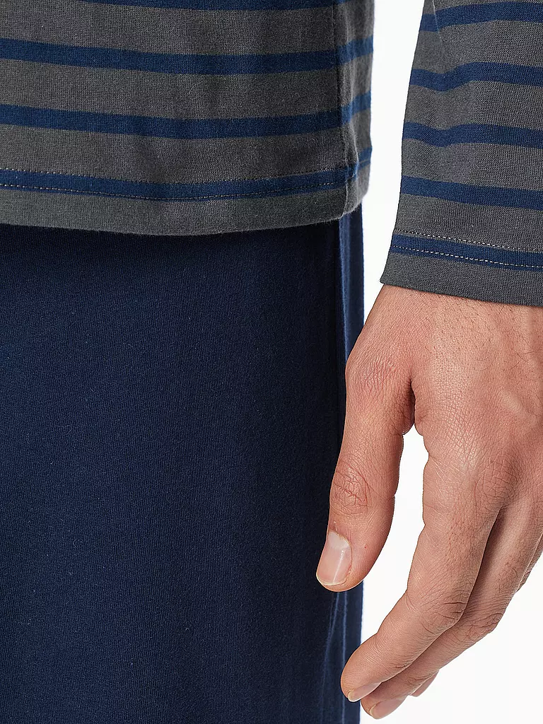 SCHIESSER | Pijama antracita | 