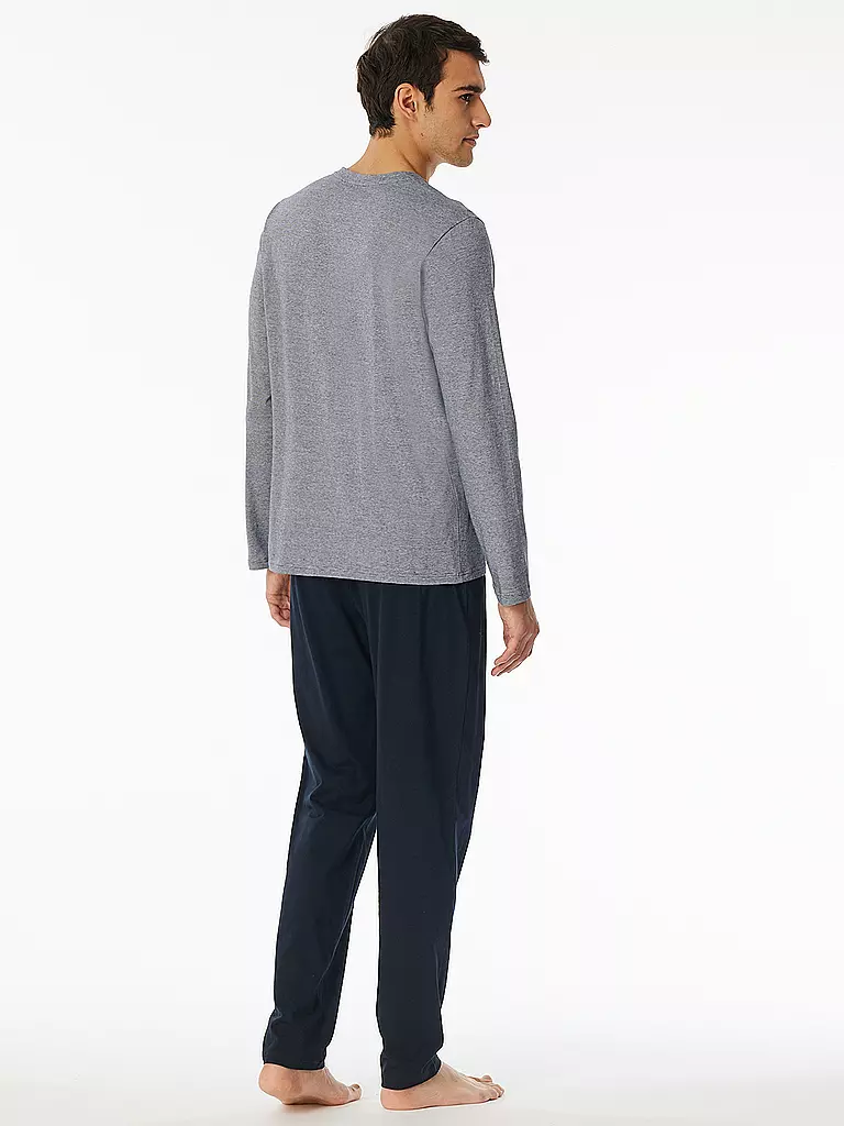 SCHIESSER | Pijama azul noche | 