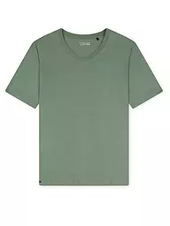 SCHIESSER | Camiseta de pijama MIX + RELAX | Oliva