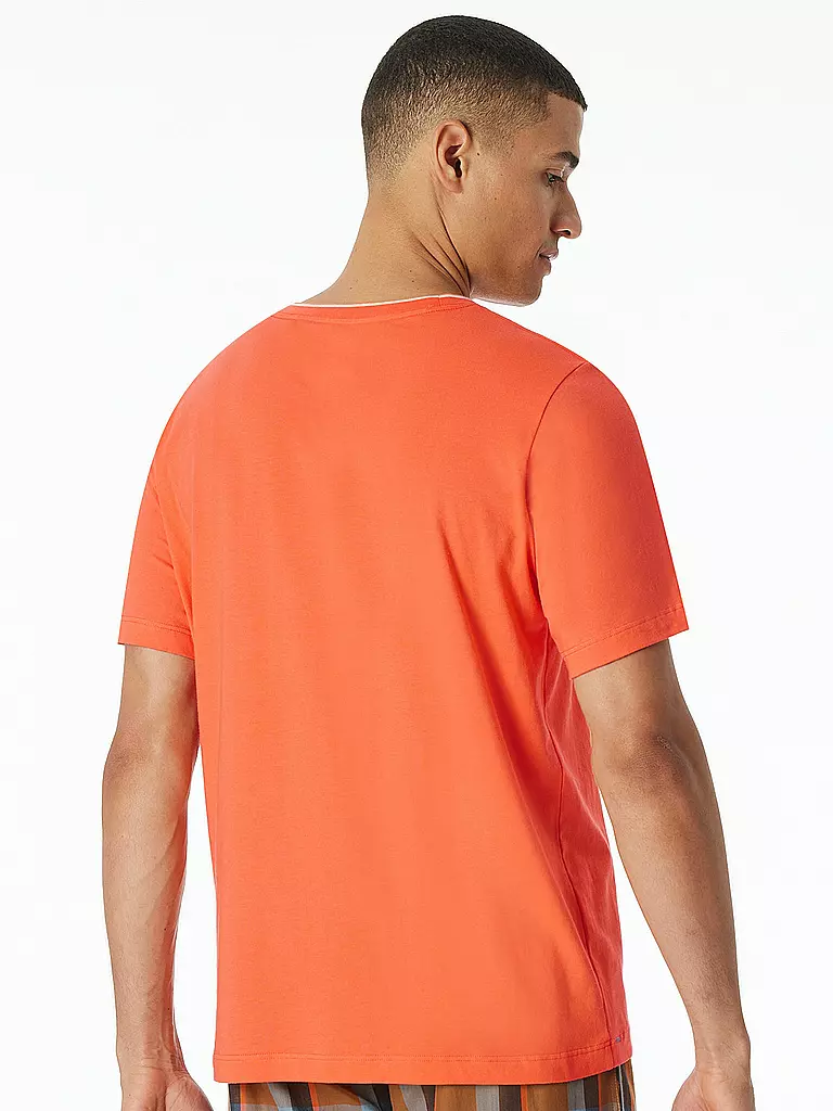 SCHIESSER | Pyjama T-Shirt | Naranja