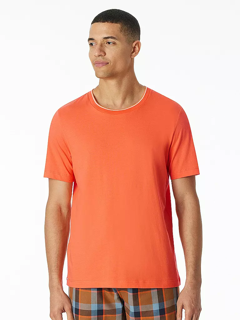 SCHIESSER | Pyjama T-Shirt | Naranja