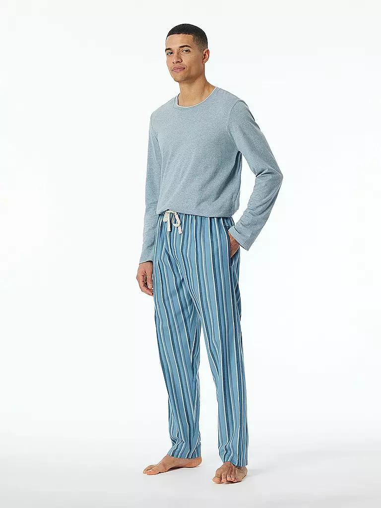 SCHIESSER | Pyjamahose  | Azul claro