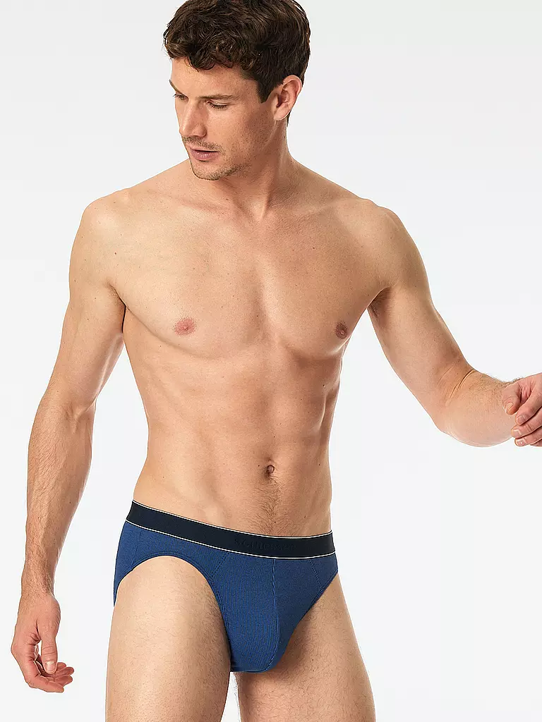 SCHIESSER | Rio-Slip azul oscuro | Azul oscuro