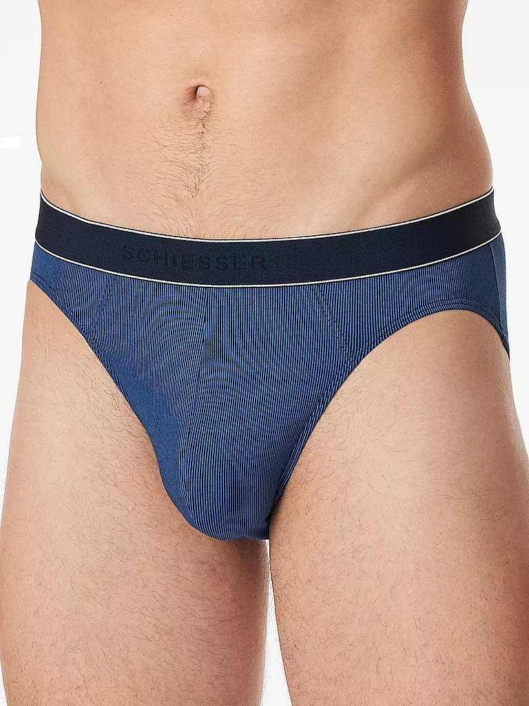 SCHIESSER | Rio-Slip azul oscuro | 
