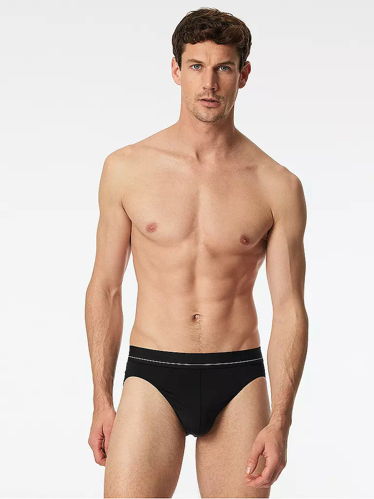 SCHIESSER | Rio-Slip negro | Negro