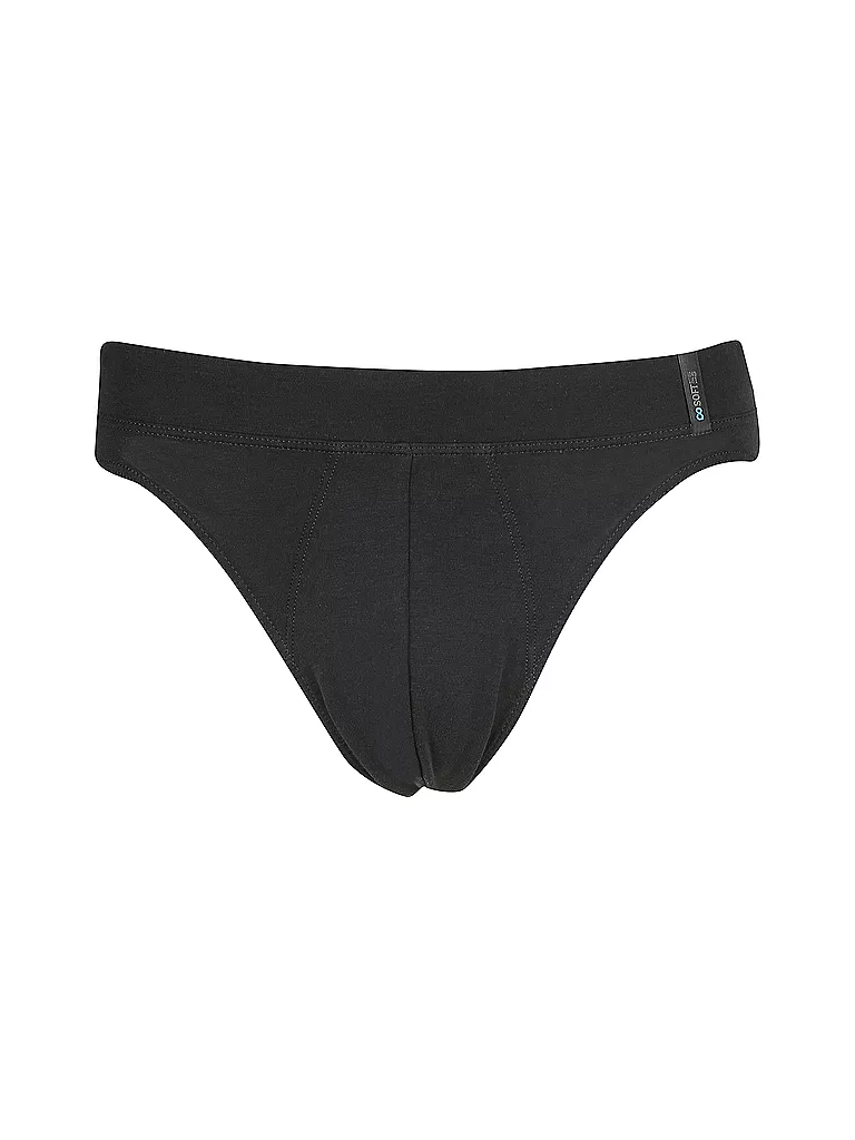 SCHIESSER | Slip "Long Life Soft" (Azul negruzco) | Azul