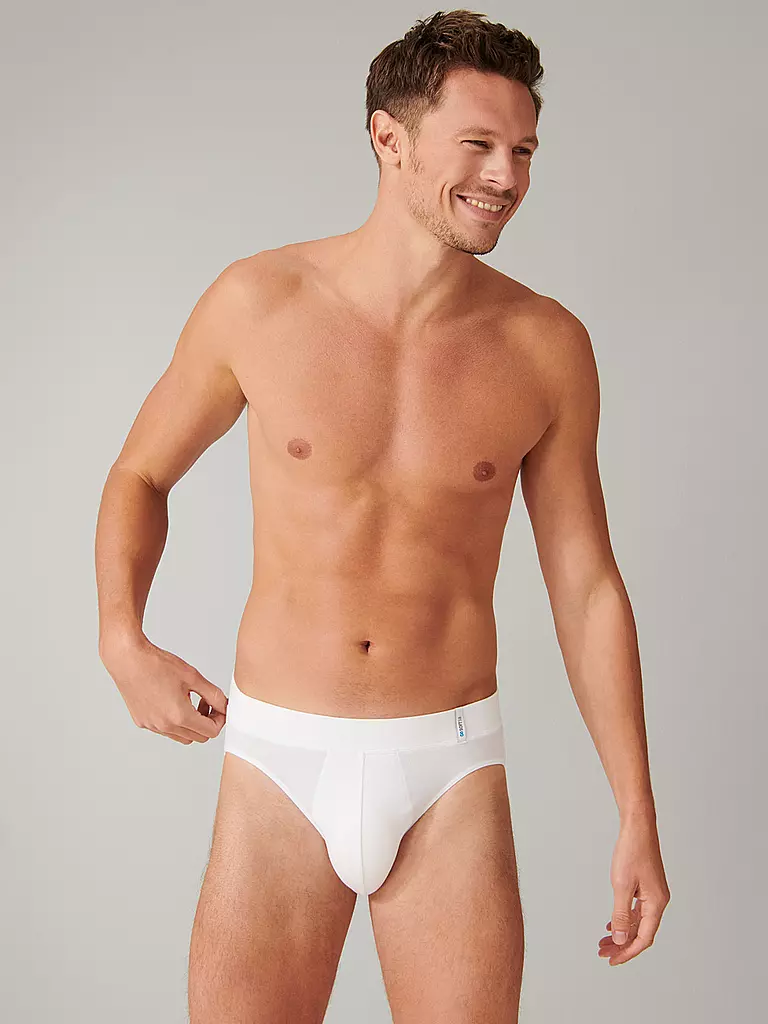 SCHIESSER | Slip "Long Life Soft" (Blanco) | 
