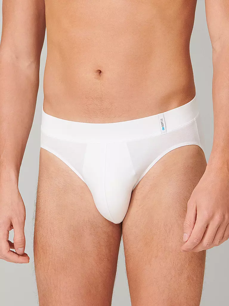 SCHIESSER | Slip "Long Life Soft" (Blanco) | 