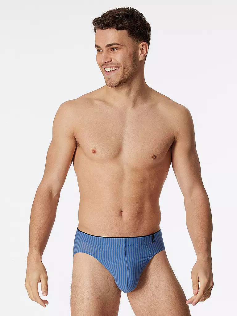 SCHIESSER | Slip atlantikblau  | Azul