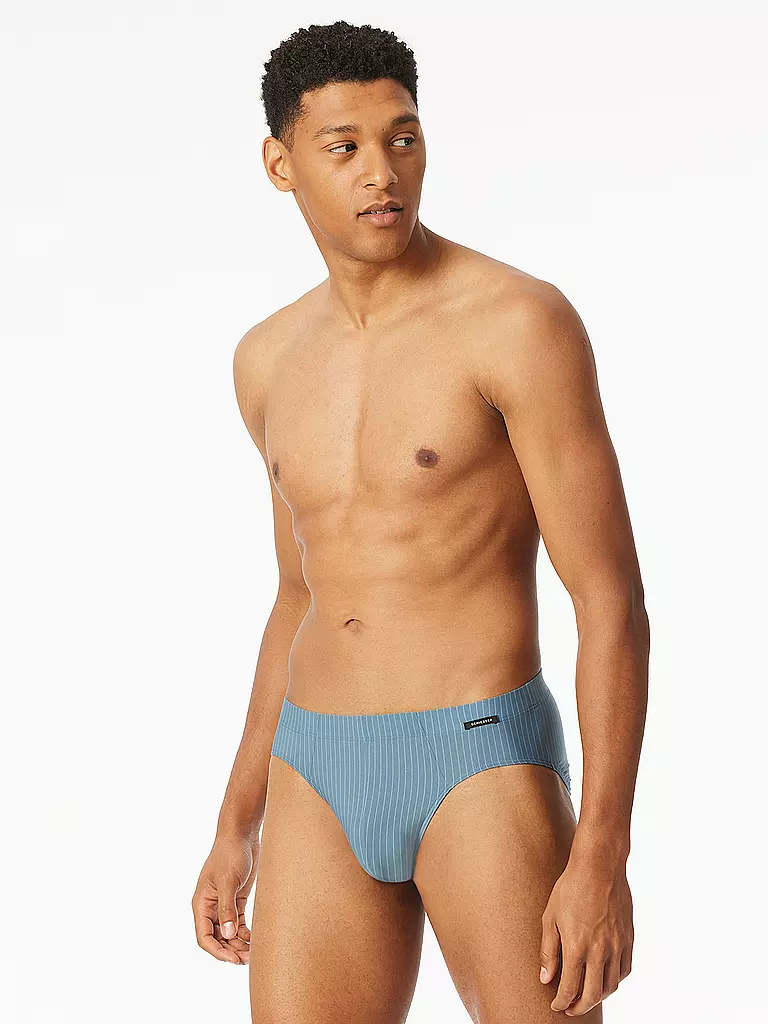 SCHIESSER | Slip atlantikblau | Azul