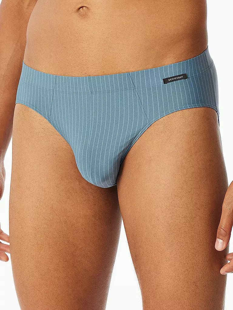 SCHIESSER | Slip atlantikblau | Azul