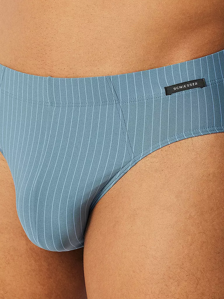 SCHIESSER | Slip atlantikblau | Azul