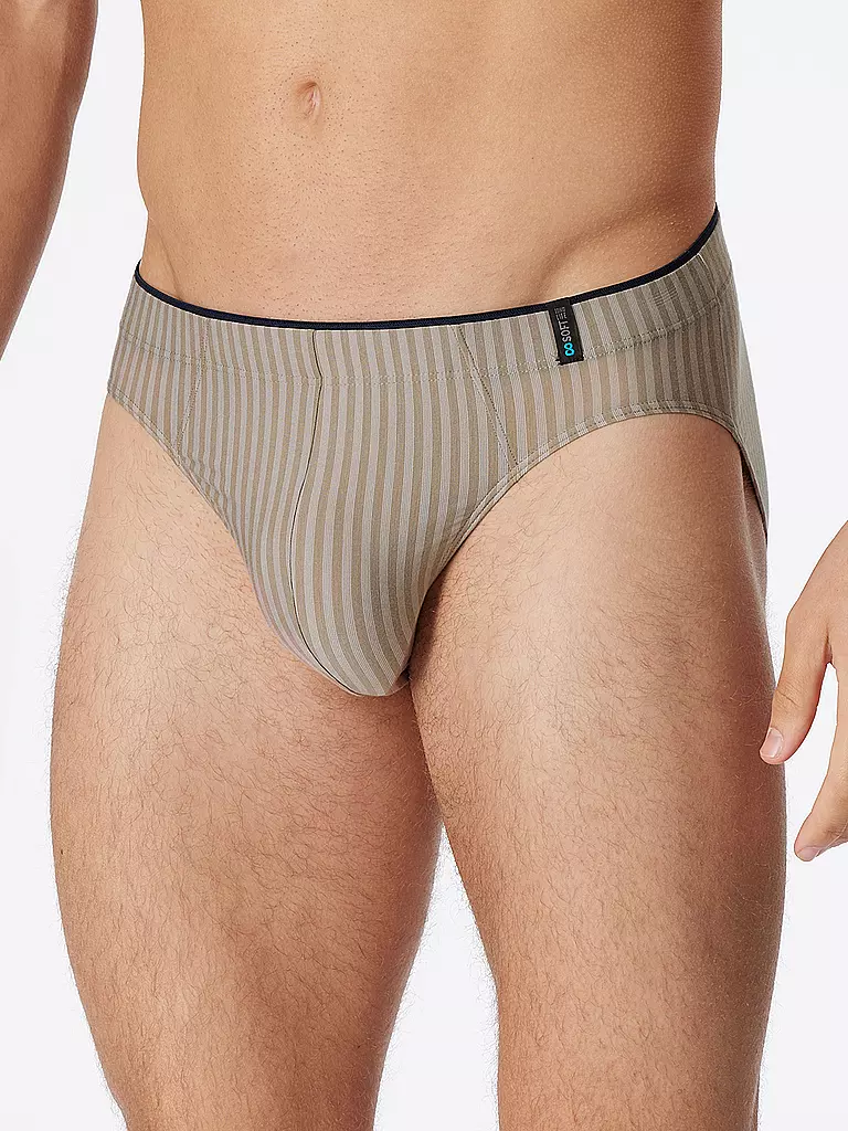 SCHIESSER | Slip braungrau | Camel