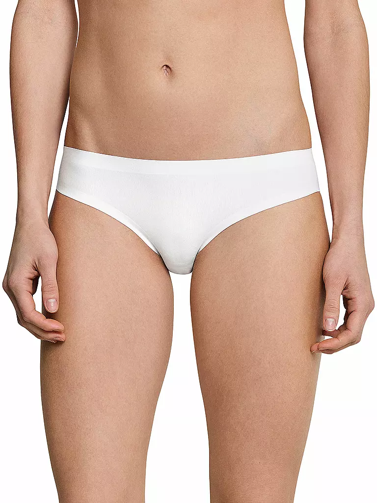 SCHIESSER | Slip INVISIBLE COTTON blanco | Blanco