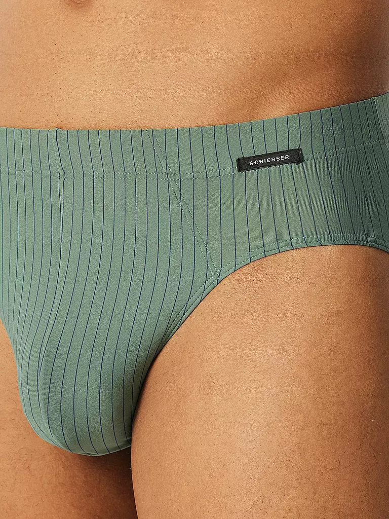 SCHIESSER | Slip khaki | Oliva