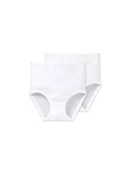 SCHIESSER | Slip paquete de 2 blanco | Blanco