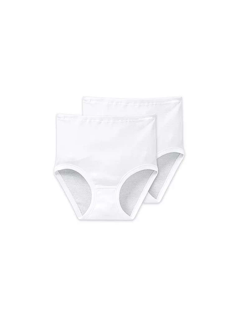 SCHIESSER | Slip paquete de 2 blanco | Blanco