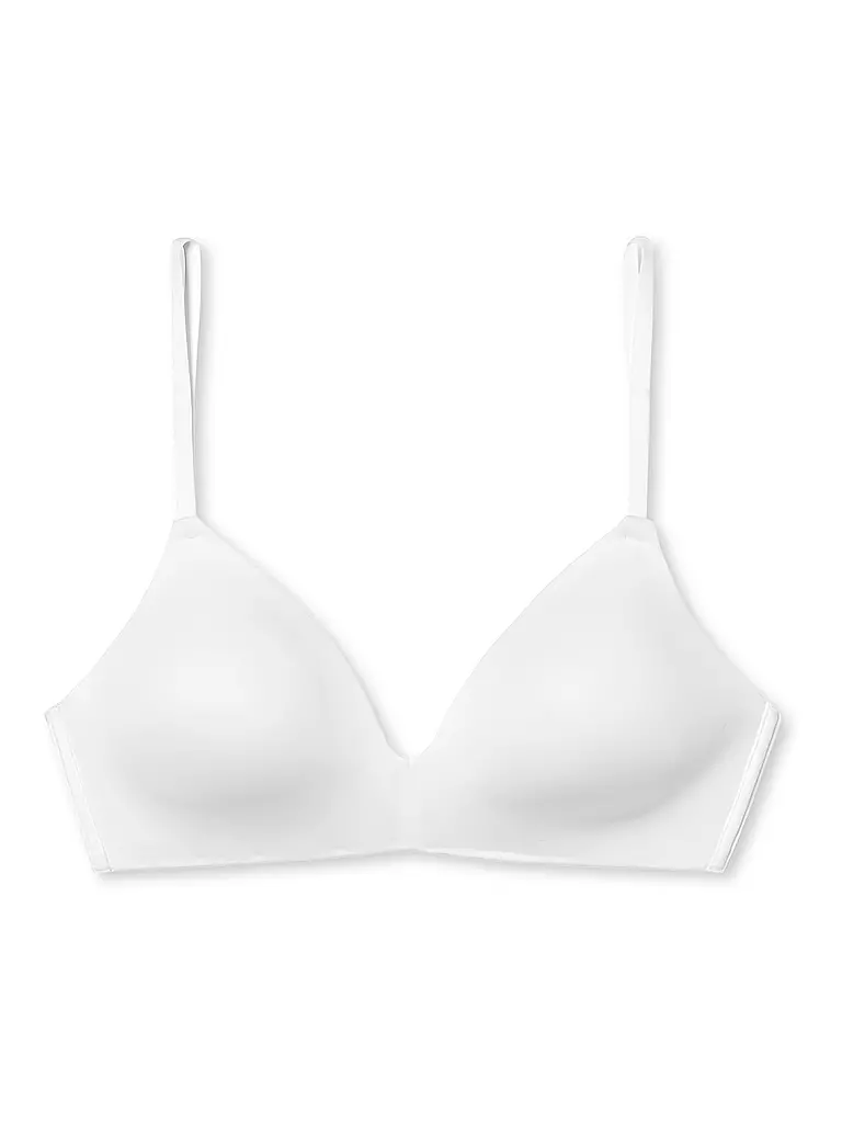 SCHIESSER | Sujetador acolchado sin aros "Invisible Soft" blanco | Blanco