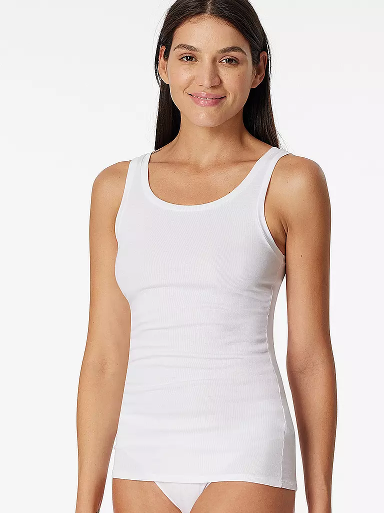 SCHIESSER | Top - Camiseta interior blanca | Blanco