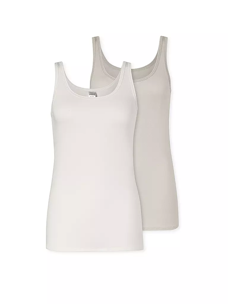 SCHIESSER | Top paquete de 2 surtido 4 | Beige