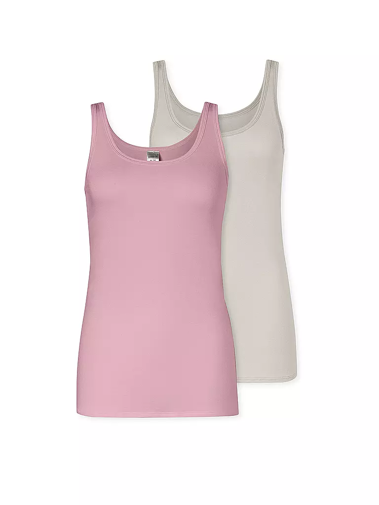 SCHIESSER | Top Paquete de 2 | Rosa