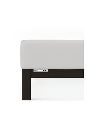 SCHLAFGUT | Sábana bajera ajustable de punto PURE 140x200cm Gris Claro L