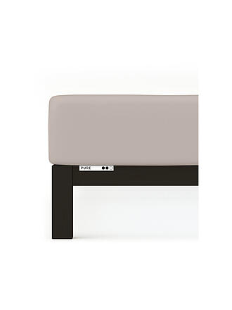 SCHLAFGUT | Sábana bajera ajustable de punto PURE 180x200cm Arena Mid XL