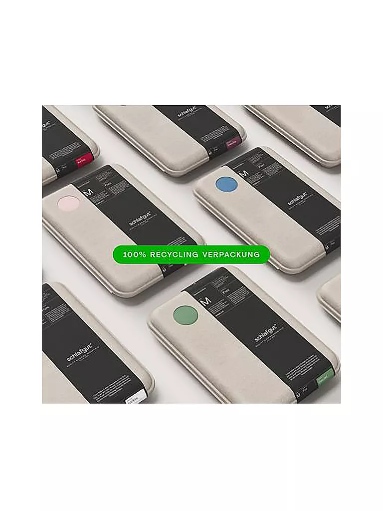 SCHLAFGUT | Sábana bajera ajustable de punto Jersey PURE 90x200cm Arena Mid S | Beige