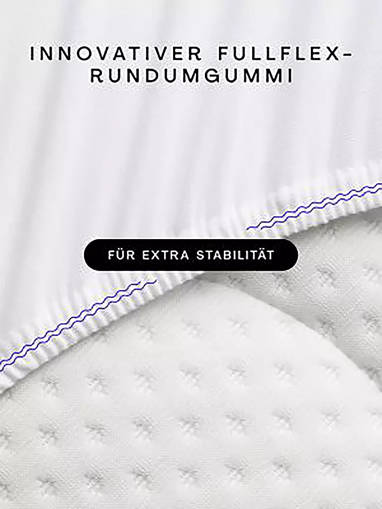 SCHLAFGUT | Sábana bajera ajustable de punto PURE 120x200cm Amarillo Claro M | Amarillo