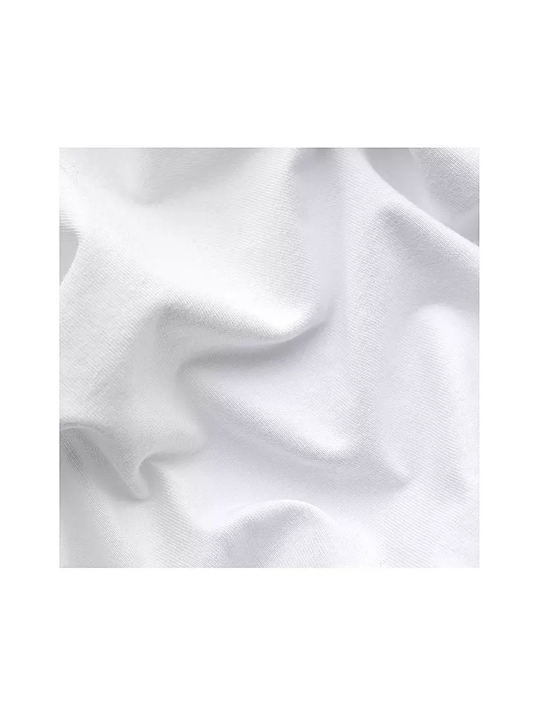 SCHLAFGUT | Sábana bajera ajustable de punto PURE 140x200cm Blanco Total L | weiss