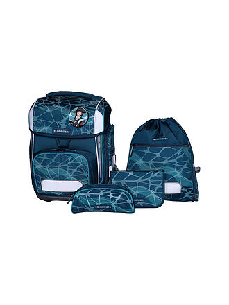 SCHNEIDERS | Set de mochila escolar Ergolite 9 piezas Cool Pool