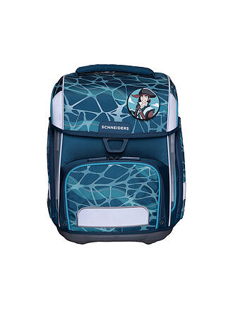 SCHNEIDERS | Set de mochila escolar Ergolite 9 piezas Cool Pool