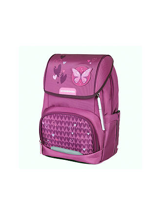 SCHNEIDERS | Set de Mochilas Escolares Ergojet 6 piezas Corazones Púrpura