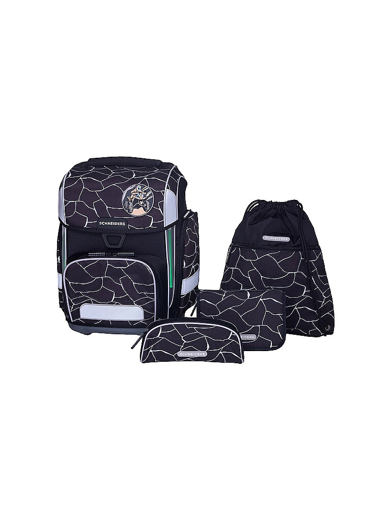 SCHNEIDERS Set de mochila escolar Ergolite 9 piezas Dark Hunter