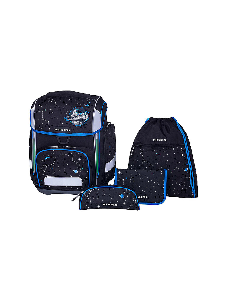 Schneiders Set de mochila escolar Ergolite de 9 piezas Space Quest