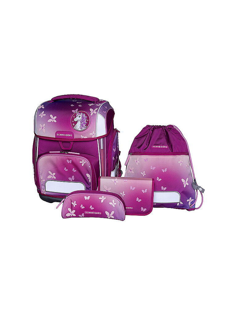 Schneiders Set de mochila escolar Ergolite de 9 piezas Diseño Floral Dream