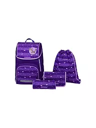 SCHNEIDERS | Set de mochila escolar Ergolite 6 piezas Blissy Butterfly | Lila