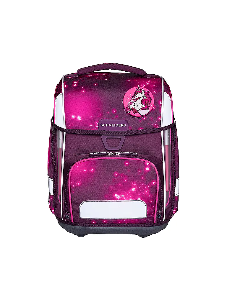 SCHNEIDERS | Set de mochila escolar Ergolite 9 piezas Anna Maria Damm Berry Cosmos | Baya