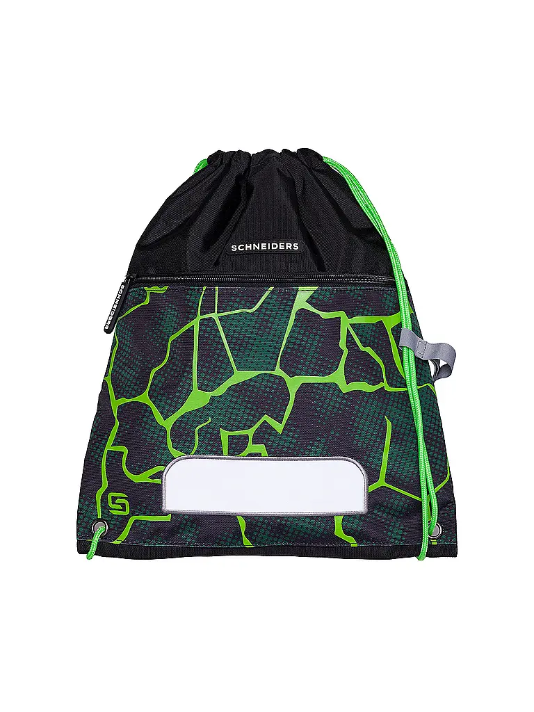 SCHNEIDERS | Set de mochila escolar Ergolite 9 piezas Anna Maria Damm Crash | Negro