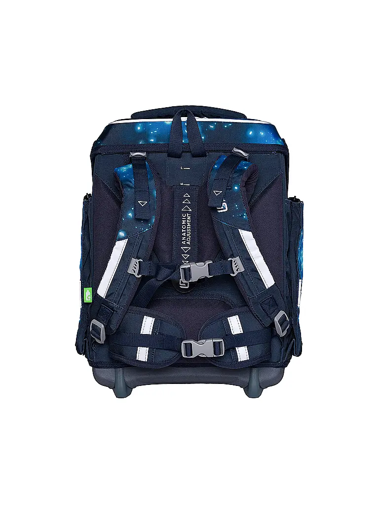 SCHNEIDERS | Set de mochila escolar Ergolite 9 piezas Anna Maria Damm Deep Cosmos | Azul oscuro